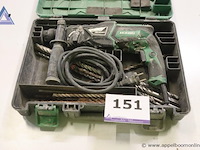 Boormachine - hikoki - dh 26pb toebehoren - boren, koffer - afbeelding 1 van  3