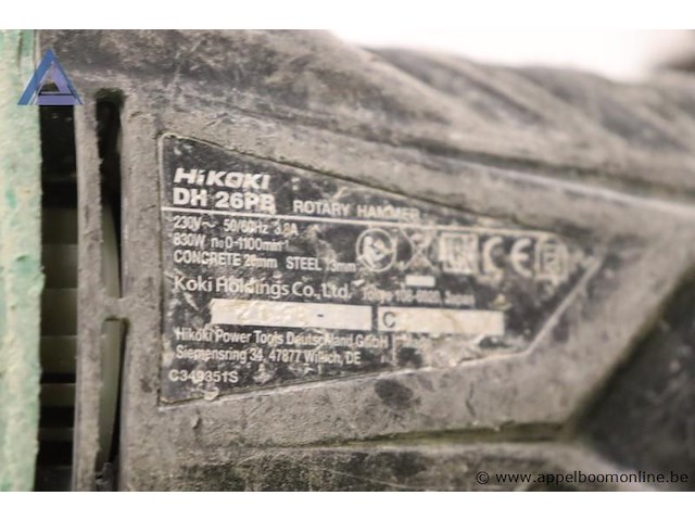 Boormachine - hikoki - dh 26pb toebehoren - boren, koffer - afbeelding 3 van  3
