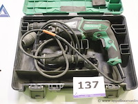 Boormachine - hitachi - dh 26pb toebehoren - koffer - afbeelding 1 van  3