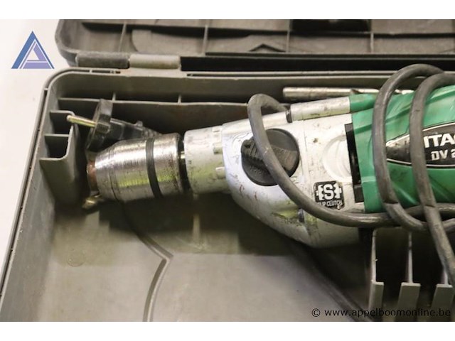 Boormachine - hitachi - dv 20vb2 toebehoren - boren, handgreep, koffer - afbeelding 3 van  3