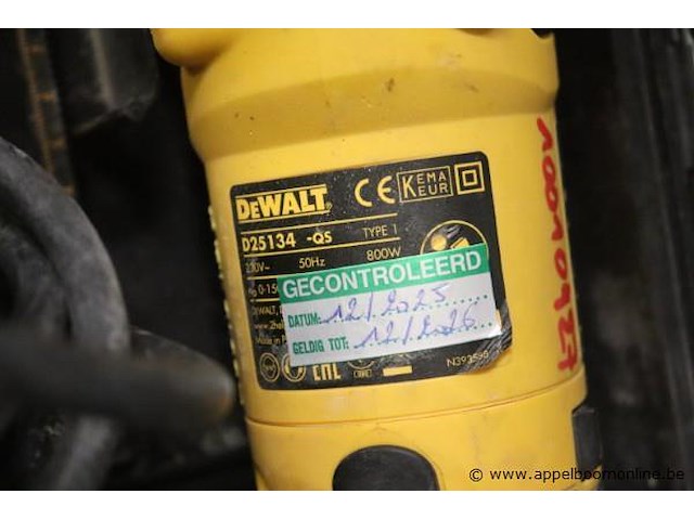 Boormachine dewalt d25134-qs - afbeelding 3 van  3