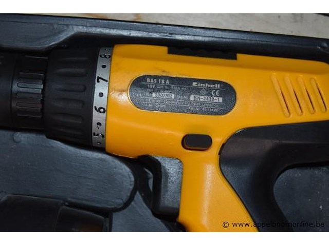 Boormachine, einhell, bas 18 a, 18v, met accu, werking niet gekend - afbeelding 2 van  2