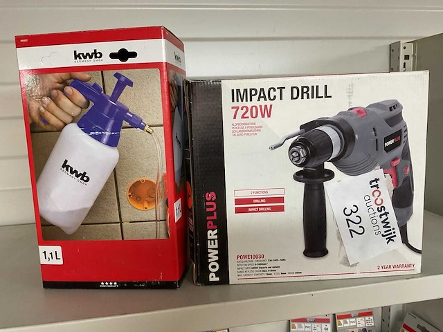 Boormachine en waterbak - afbeelding 1 van  5