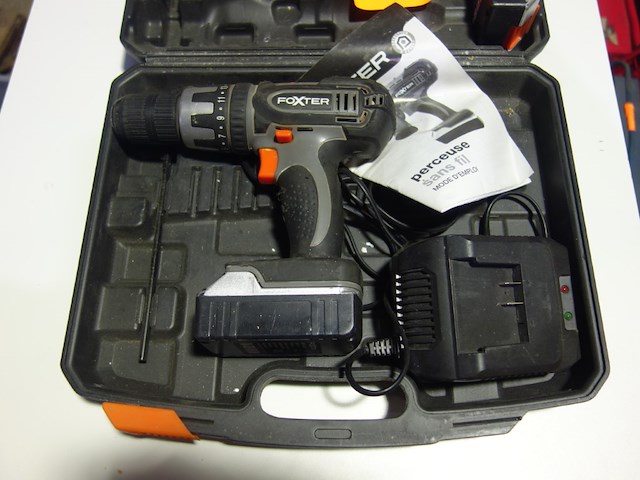 Boormachine foxter met accu - afbeelding 2 van  3