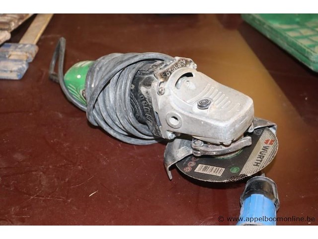 Boormachine hikoki en haakse slijptol hitachi - afbeelding 6 van  7
