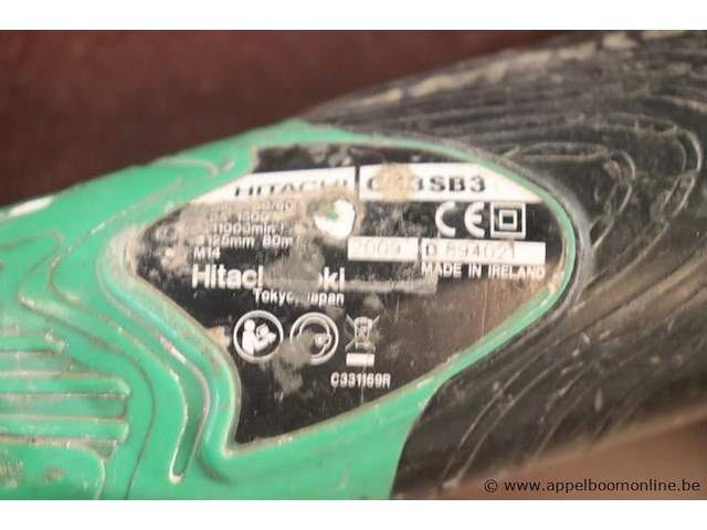 Boormachine hikoki en haakse slijptol hitachi - afbeelding 7 van  7