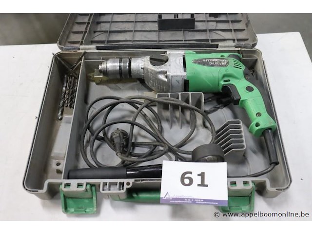 Boormachine hitachi dv 20v82, werking niet gekeend - afbeelding 1 van  2