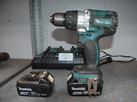 Boormachine makita dhp 481 met 2 accus, accu lader makita dc18rd (13,15,16) - afbeelding 2 van  5
