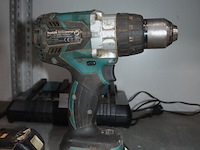 Boormachine makita dhp 481 met 2 accus, accu lader makita dc18rd (13,15,16) - afbeelding 3 van  5