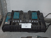 Boormachine makita dhp 481 met 2 accus, accu lader makita dc18rd (13,15,16) - afbeelding 5 van  5