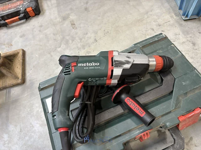 Boormachine metabo khe2660 quick in pvc opbergkoffer - afbeelding 4 van  5