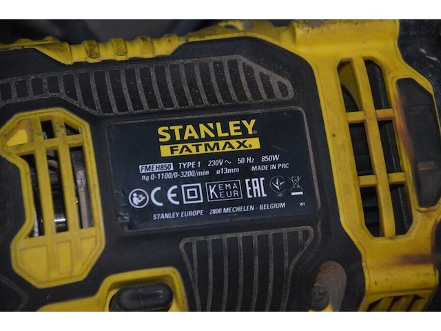 Boormachine stanley fmeh850 in koffer (7) - afbeelding 5 van  5