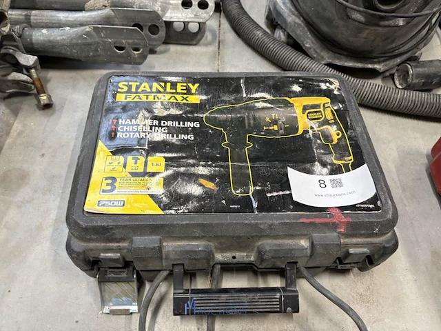 Boormachine stanley kffmed500 in pvc opbergkoffer - afbeelding 4 van  5