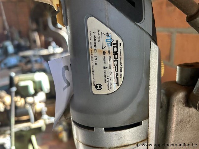 Boormachine topcraft xz210b op boorstandaard, 1050w, 230v. - afbeelding 2 van  2