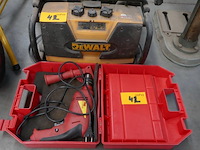 Boormachine + werfradio's - afbeelding 1 van  4