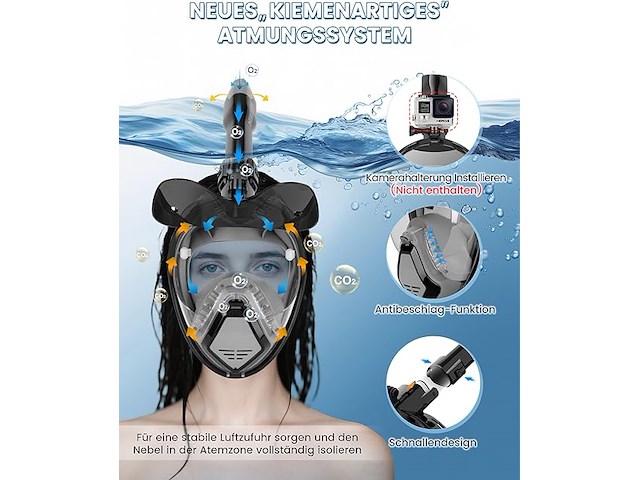 Boosteady snorkelmasker (xl) - afbeelding 5 van  5