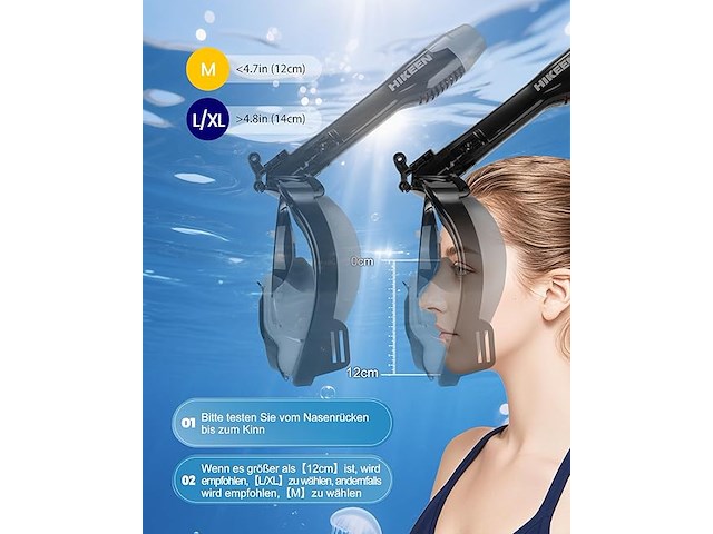 Boosteady snorkelmasker (xl) - afbeelding 2 van  5
