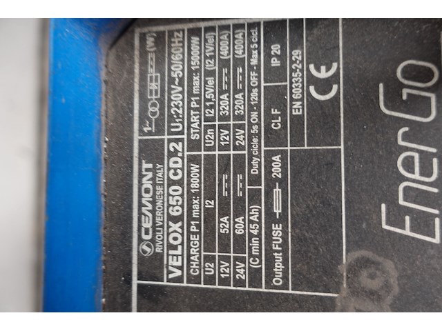 Booster / lader velox & batterijtester - afbeelding 4 van  9