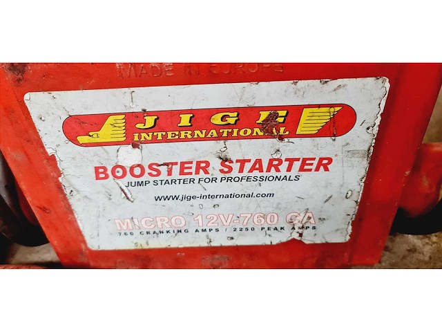 Booster starter 12v en startkabels - afbeelding 4 van  5