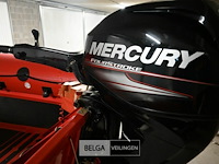 Boot highfield met buitenboordmotor en met strandtrailer - afbeelding 3 van  14