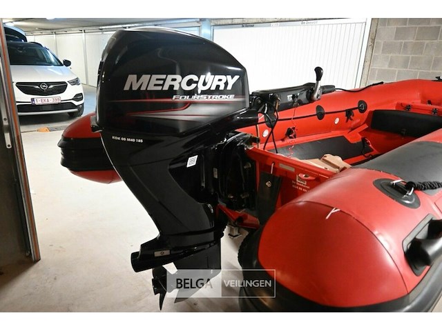 Boot highfield met buitenboordmotor en met strandtrailer - afbeelding 14 van  14