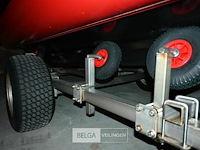 Boot highfield met buitenboordmotor en met strandtrailer - afbeelding 9 van  10