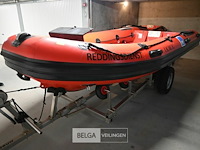 Boot highfield met strandtrailer - afbeelding 1 van  12