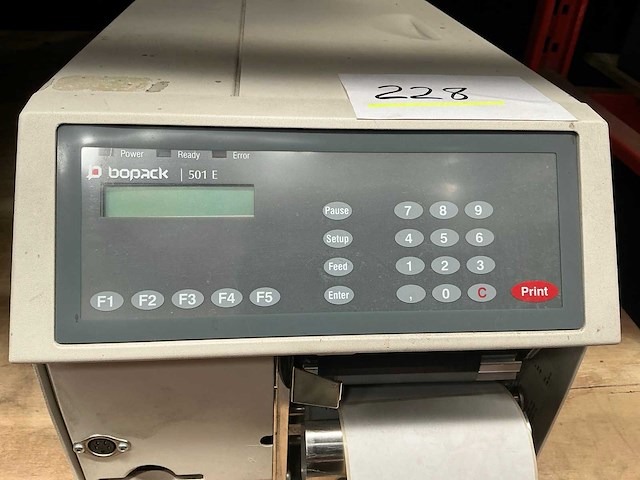 Bopack 501 e labelprinter - afbeelding 2 van  7