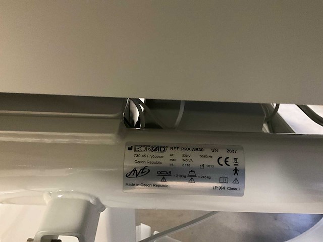 Borcad ppa-ab30 verrijdbare bevallingstafel - afbeelding 11 van  11