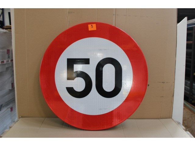 Bord c43 (50km, diam 700mm) - afbeelding 1 van  1