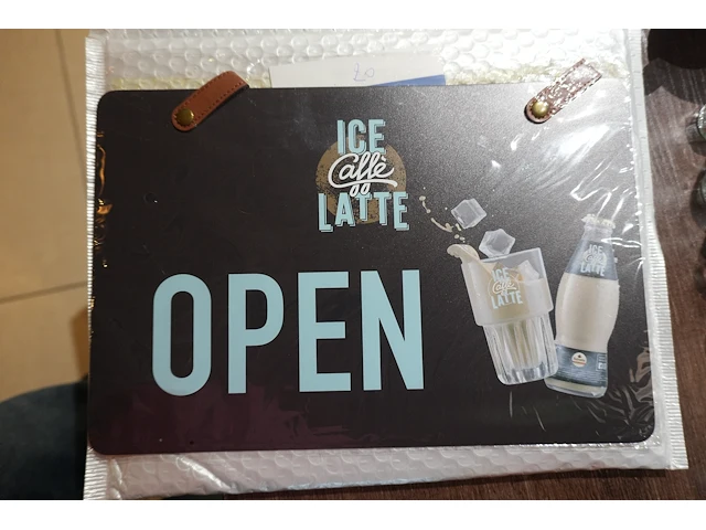 Bord open/closed (nieuw in verpakking) - afbeelding 1 van  3