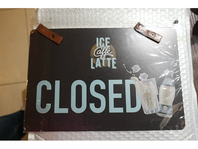 Bord open/closed (nieuw in verpakking) - afbeelding 2 van  3