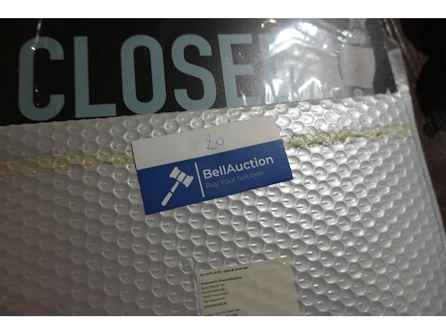 Bord open/closed (nieuw in verpakking) - afbeelding 3 van  3