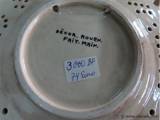 Bord rouen diam 23cm - afbeelding 3 van  3