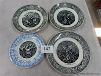 Borden 4 stuks - afbeelding 1 van  3