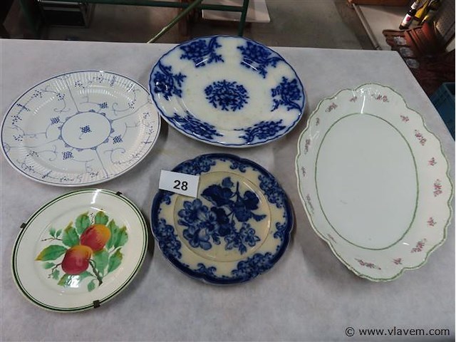 Borden 6 stuks - afbeelding 1 van  3