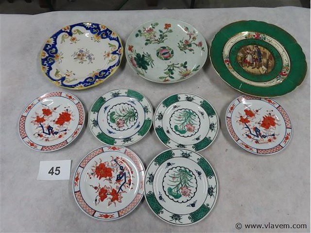 Borden 9 stuks - afbeelding 1 van  3