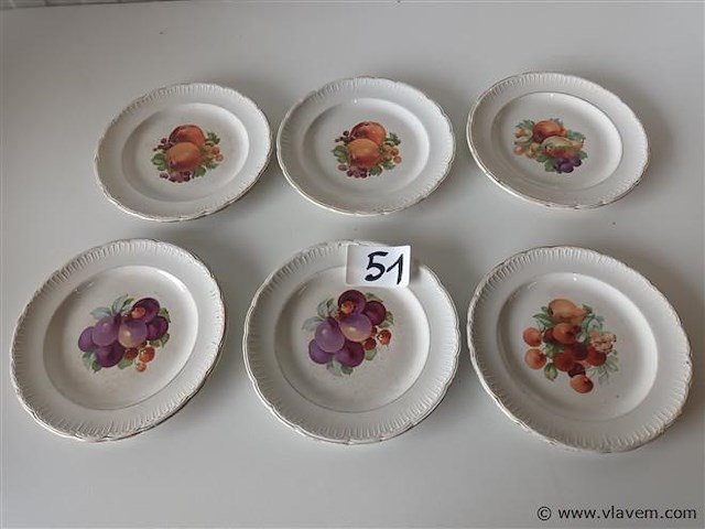 Borden st-amand. 6 stuks - afbeelding 1 van  5