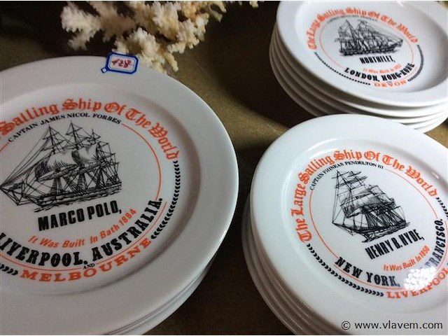 Borden the large sailing ships of the world - afbeelding 1 van  3