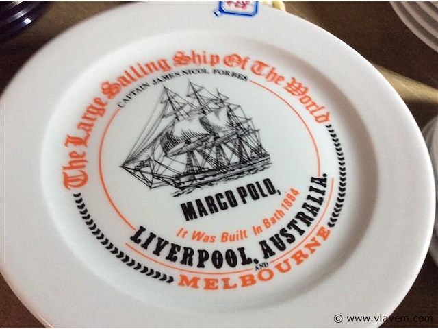 Borden the large sailing ships of the world - afbeelding 2 van  3