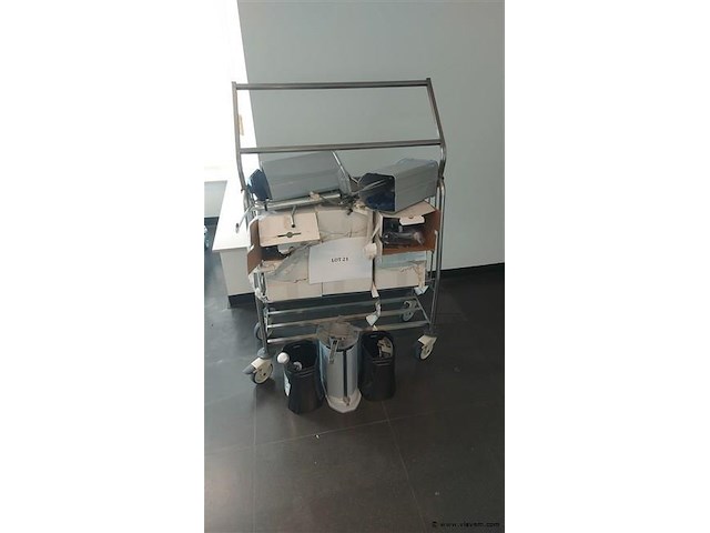 Bordenkar in rvs - afbeelding 1 van  1