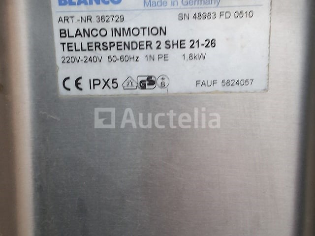 Bordenwarmer inox rij kar (nr 11-05) - afbeelding 3 van  5
