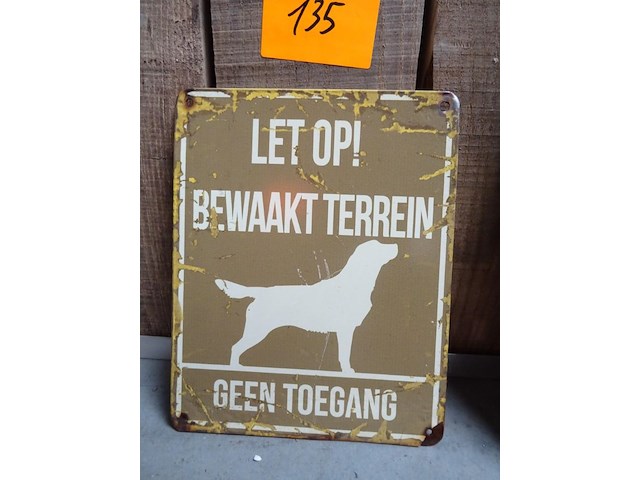 Bordje geen toegang - afbeelding 1 van  1