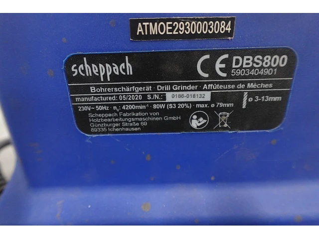 Borenslijper scheppach - afbeelding 2 van  2