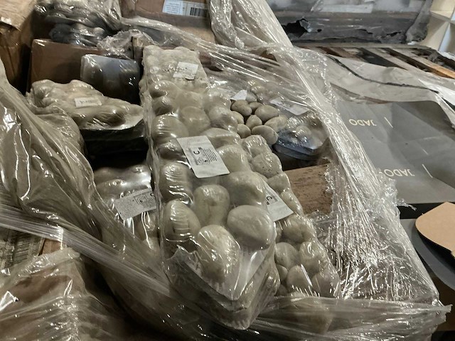 Borer galet partij mozaïek - afbeelding 1 van  3