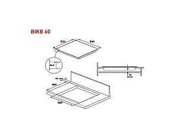 Boretti - bikb60 - kookplaat - afbeelding 2 van  2