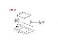 Boretti - bikb60 - kookplaat - afbeelding 2 van  2