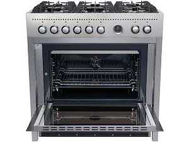 Boretti - cgr916ix carrara - fornuis - afbeelding 3 van  3