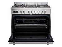 Boretti - ml9016gsixbe milano - fornuis - afbeelding 2 van  3