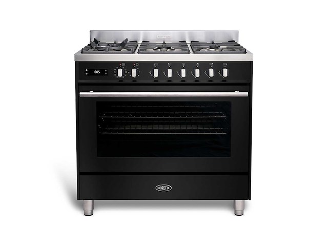 Boretti - ml9016gszwbe milano - fornuis - afbeelding 4 van  6